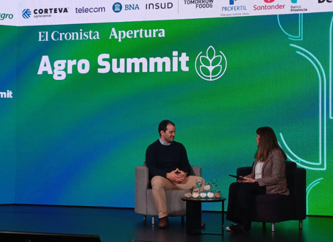 Agustín Belloso en Agro Summit de El Cronista